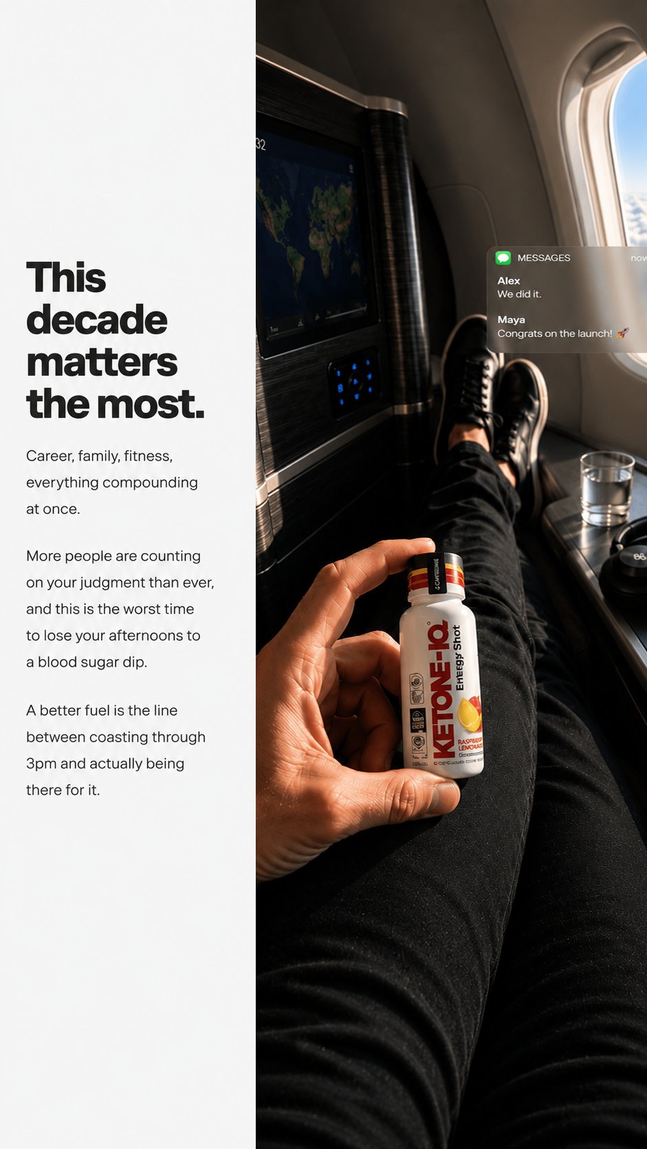Ketone-IQ: An hour on the canvas, 40 days live.